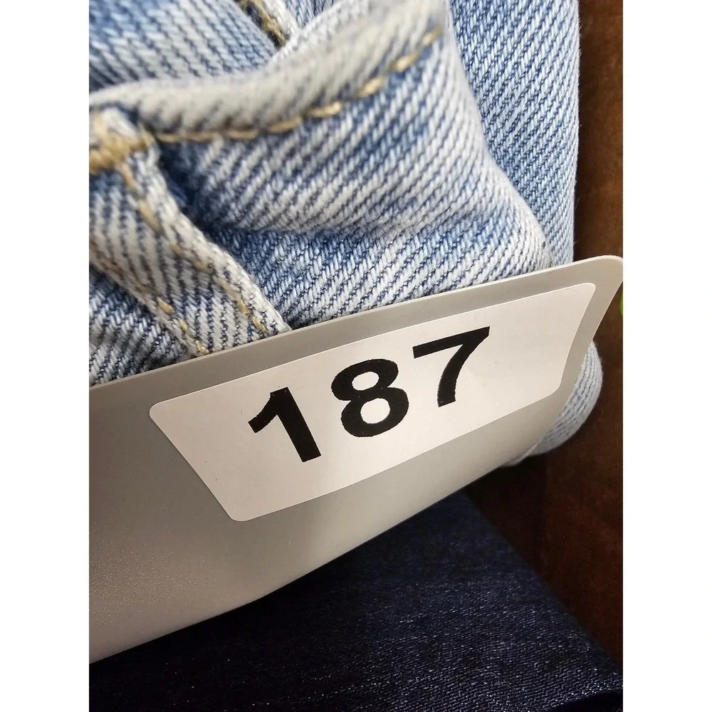 Seven7‎ Loose Straight Jeans High Rise Light Wash Key West SX10341DE Womens 22W